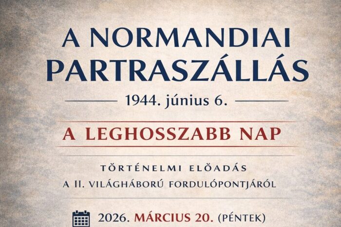 A leghosszabb nap - történelmi témájú előadás a Városházán